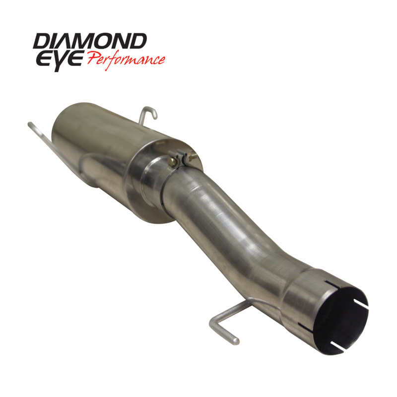 Dodge Ram 2500 Performance Exhaust - Diamond Eye Performance - Muffler Delete Pipe SS - `04-`07